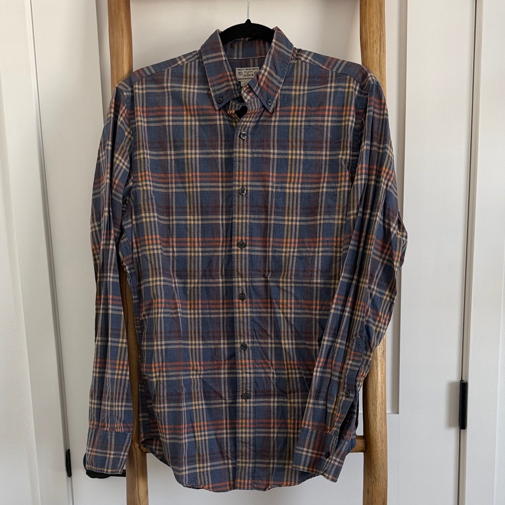 J. Crew Men's Plaid Button-Down Shirt